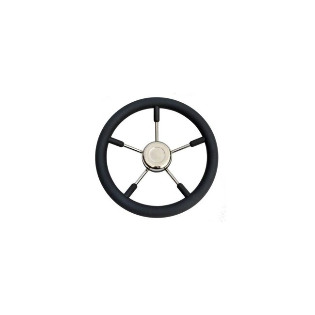 Riviera Stuurwiel RVS316 Zwart 40cm