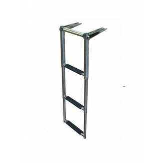 TM Telescopische ladder - RVS 3 of 4 treden