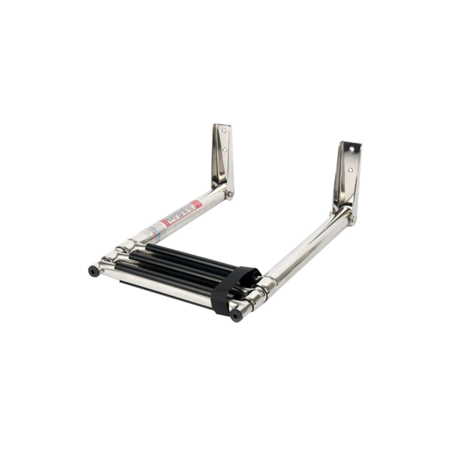 TM Telescopische ladder - RVS 3 of 4 treden