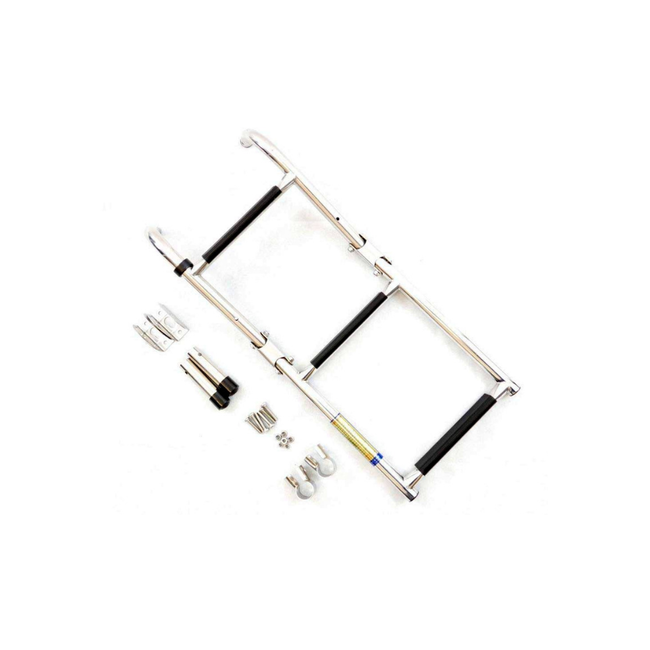 TM RVS Zwemladder Inklapbaar keuze uit 3, 4 of 5 treden