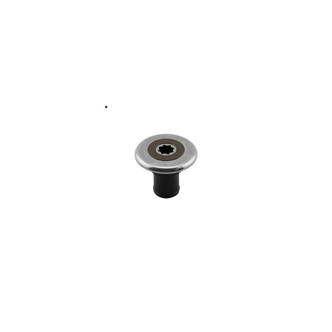 INOX Dekvuldop 38mm, vuil water