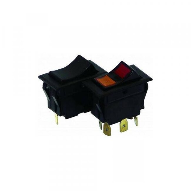 Drukschakelaar - On/Off (Niet Verlicht)