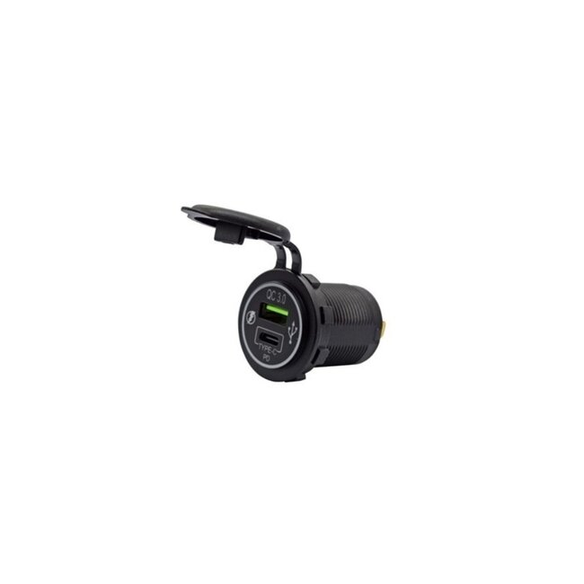Inbouw USB-Lader – USB-A  + USB-C