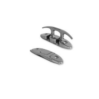 TM Inklapbare RVS Kikker 13,4 cm – Roestvrijstalen Vouwcleat voor Dekmontage