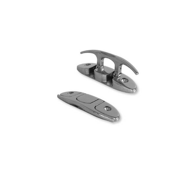 TM Inklapbare RVS Kikker 13,4 cm – Roestvrijstalen Vouwcleat voor Dekmontage