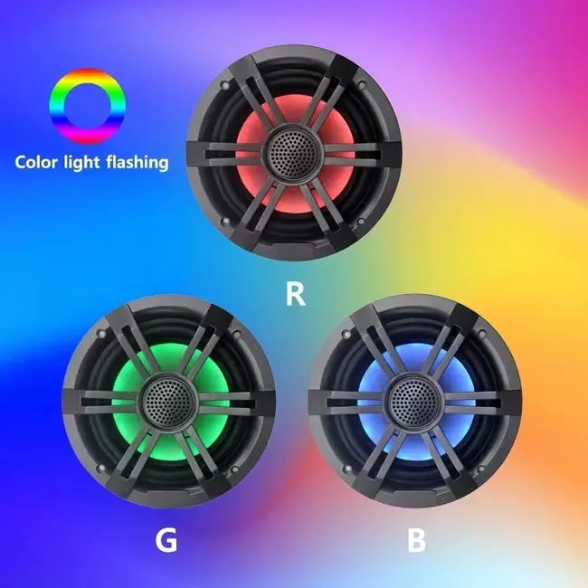 Set Waterbestendige LED Luidsprekers 120W