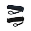 Fenderlijn. 3 strengs PPM met gespleten oog. 8 mm. * 1,5 mtr. Zwart (per paar)