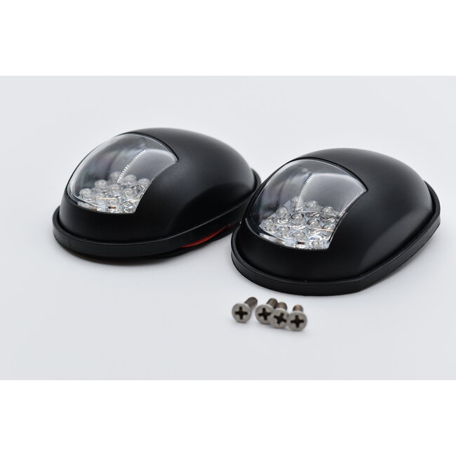 LED Navigatieverlichting Groen/Rood – Zwart Kunststof – Zijmontage