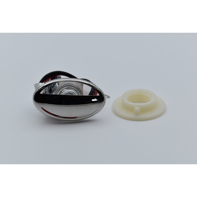 LED Licht Courtesy, RVS, blauw