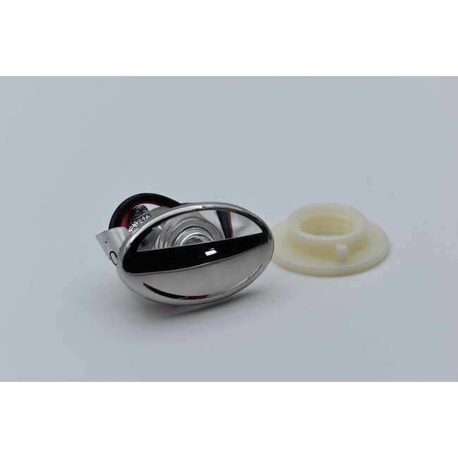 LED Licht Courtesy, RVS, blauw