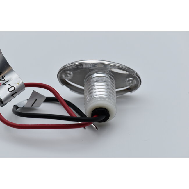 LED Licht Courtesy, RVS, blauw