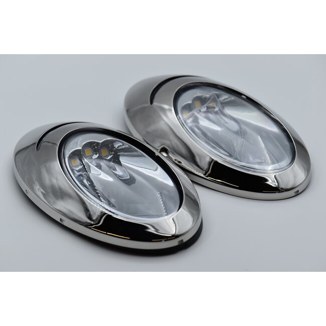 LED Docking Lights - RVS - Per Paar