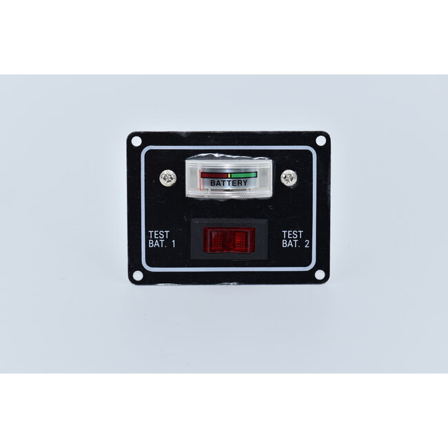 Accu test schakelpaneel - Geschikt voor twee accu's