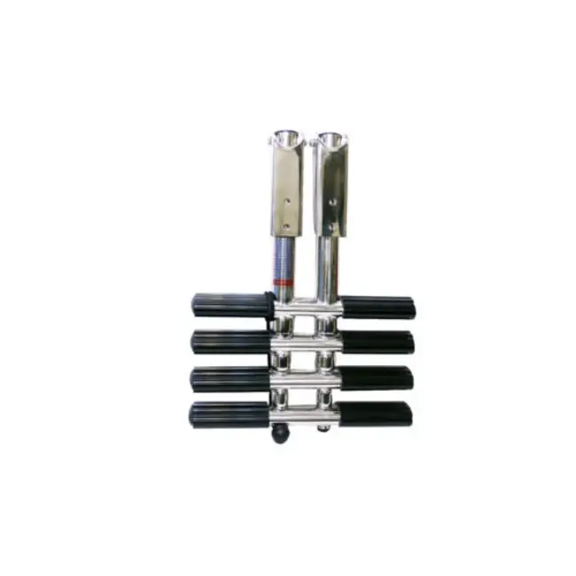 Spiegelgepolijste duikladder 3 of 4 treden | RVS 316