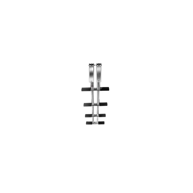 Spiegelgepolijste duikladder 3 of 4 treden | RVS 316