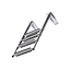 TM Telescopische ladder - RVS 3 of 4 treden