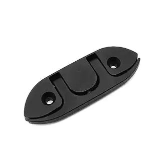 Inklapbare RVS 316 kikker zwart – 12 cm | Dekmontage