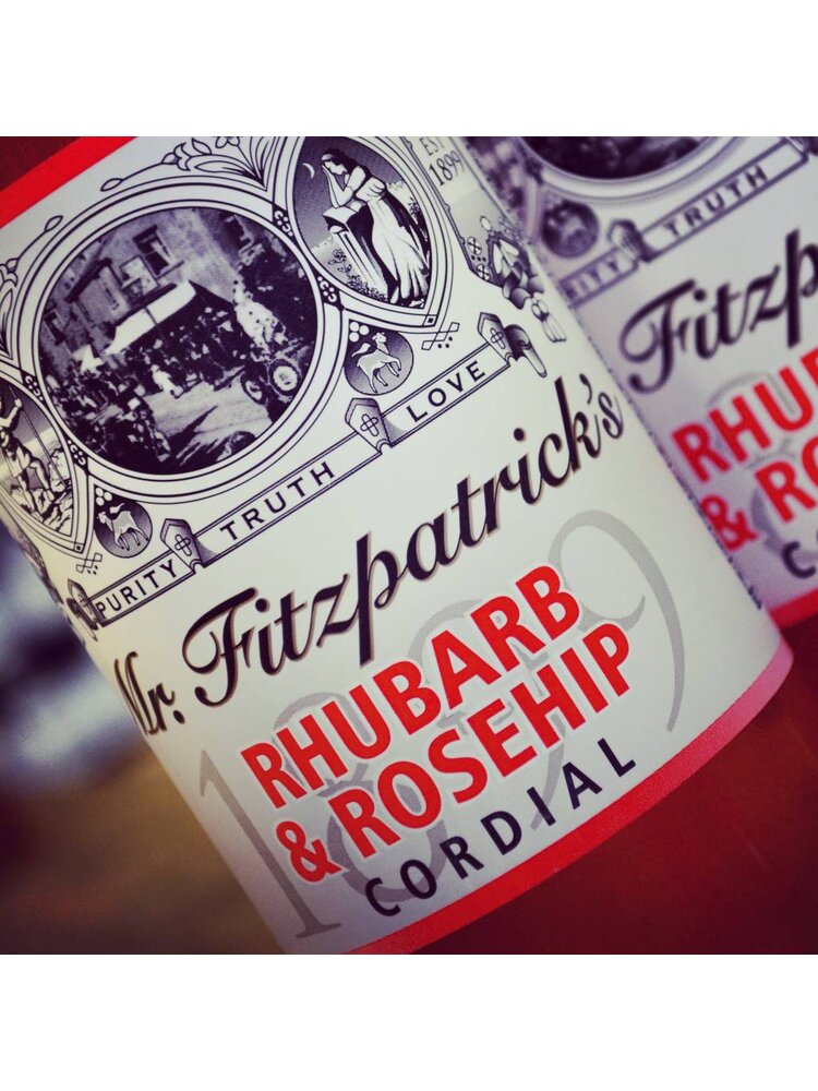 Mr Fitzpatrick's Vintage Cordials Mr Fitzpatrick's Rhubarb & Rosehip Cordial (500ml)