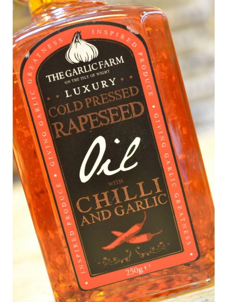 The Garlic Farm on the Isle of Wight The Garlic Farm Rapeseed Oil with Garlic  and Chilli (250ml)