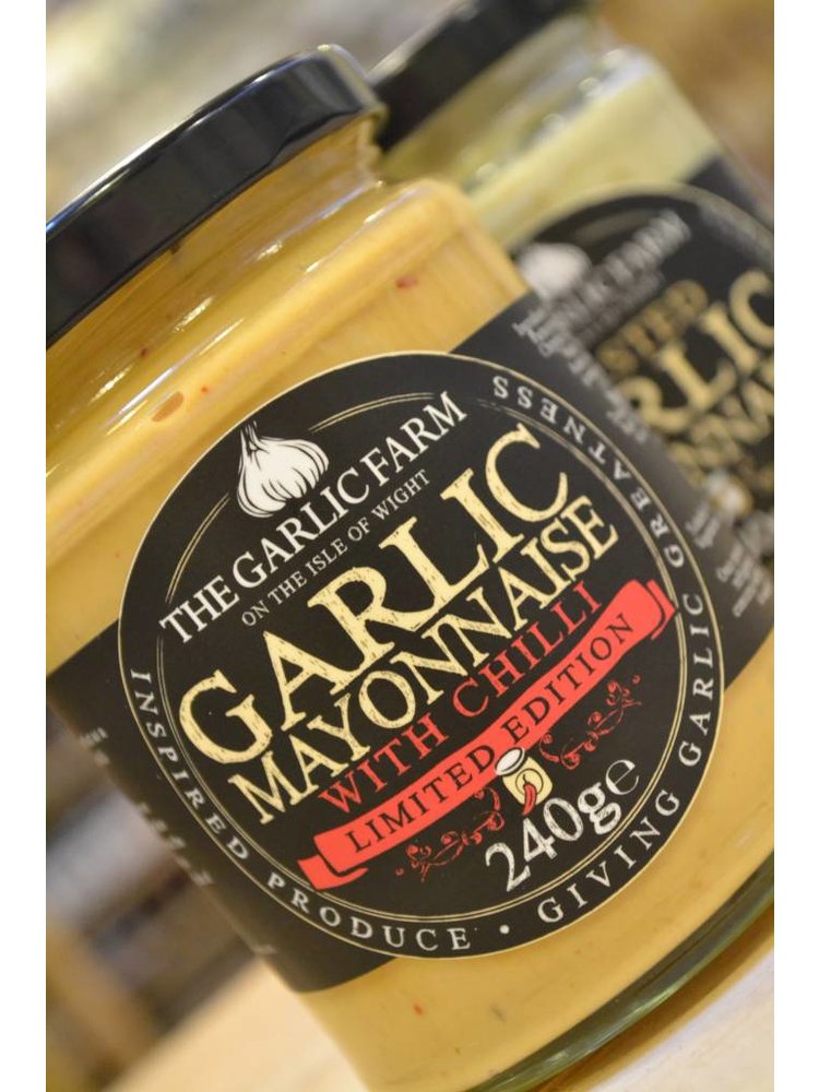 The Garlic Farm on the Isle of Wight The Garlic Farm Garlic Mayonnaise with chilli (240g)