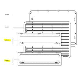 Dometic Winter afdekkap L500 luchtrooster