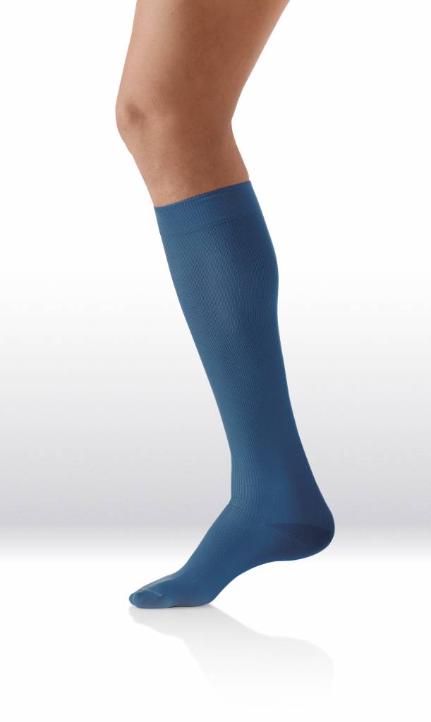 Sanyleg Comfort Socks Cotton/Silk 15-21 mmHg, XL, Blauw