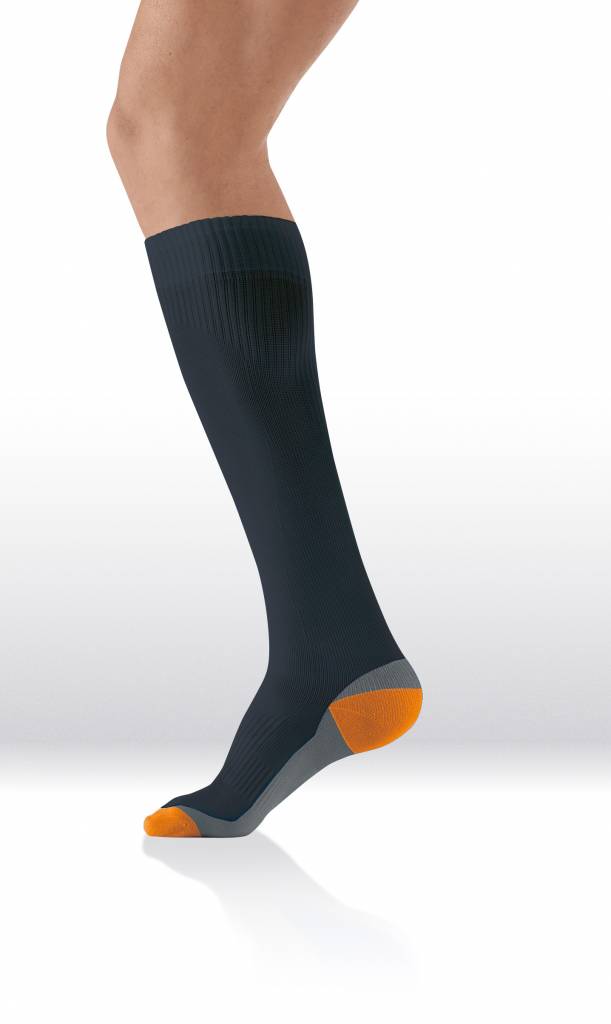 Sanyleg Active Sport Socks 15-21 mmHg, L, Zwart