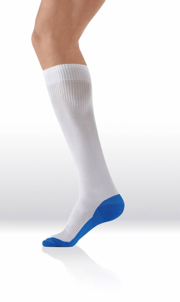 Sanyleg Active Sport Socks 15-21 mmHg, M, White