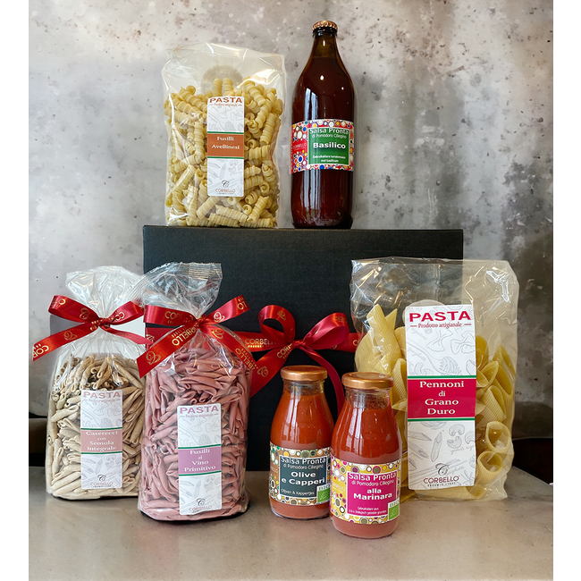 Geschenkmand 'Passionate di Pasta'