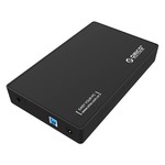 Orico Disque dur 3,5 pouces Boîtier / métal et en plastique / HDD / SSD / USB3.0 / Noir