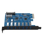 Orico 7 Poorts USB 3.0 PCI Express Kaart (5Gbps) met 7x USB