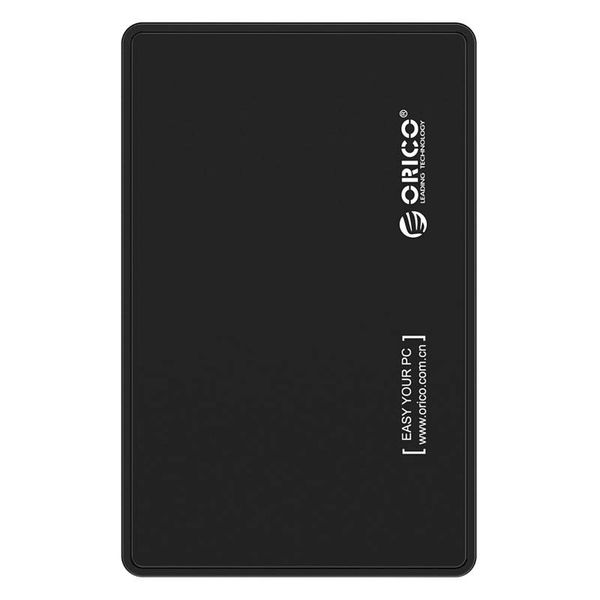 Orico Boîtier de disque dur 2,5 pouces / métal et en plastique / HDD / SSD / USB3.0 / Noir