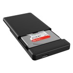 Orico Festplattengehäuse 2,5 Zoll / Kunststoff / IC-Chip / HDD / SSD / USB3.0 / Schwarz