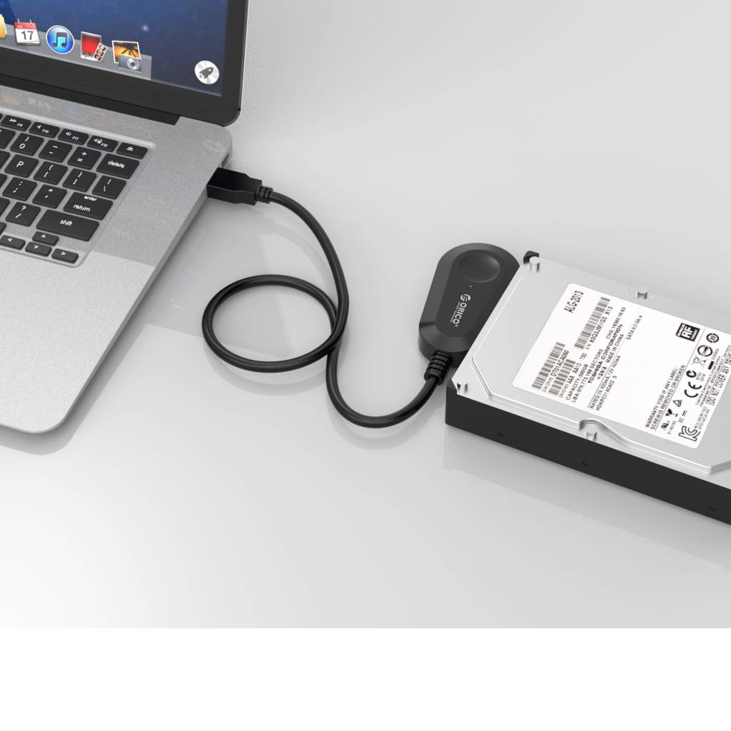 Adaptateur de disque dur SATA ORICO UTS2 USB 2.0 2,5 pouces, longueur du  câble: 0