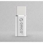 Orico Micro USB to Type-C Converter Adapter - Aluminum Silver