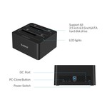 Orico Dual Bay SATA to USB 3.0 External HDD Docking Station with duplicate / clone function