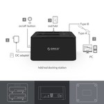 Orico Dual Bay SATA to USB 3.0 External HDD Docking Station with duplicate / clone function