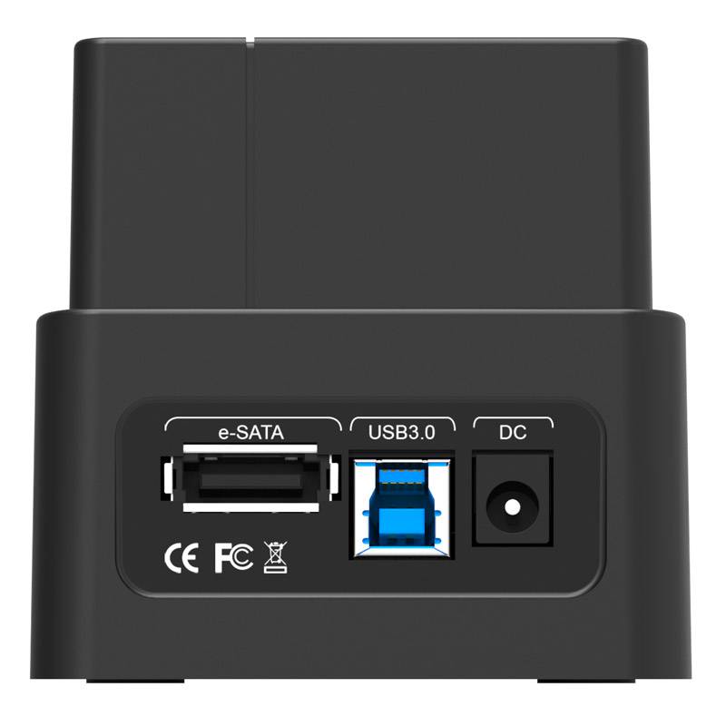 USB 3.0 and eSATA HDD / SDD Docking Station for 2.5 and 3.5 inch hard drives - Orico