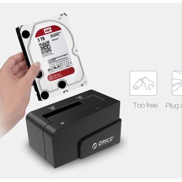 Orico USB 3.0 and eSATA HDD / SDD Docking Station for 2.5 and 3.5 inch hard drives