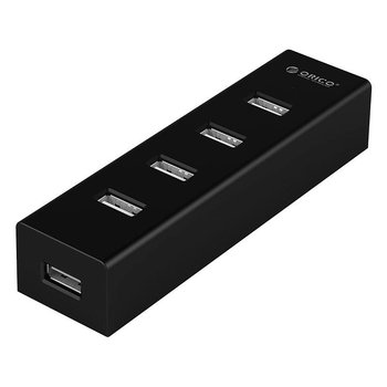 Orico USB 2.0 hub met 4 USB-A poorten - 20cm kabel - matzwart