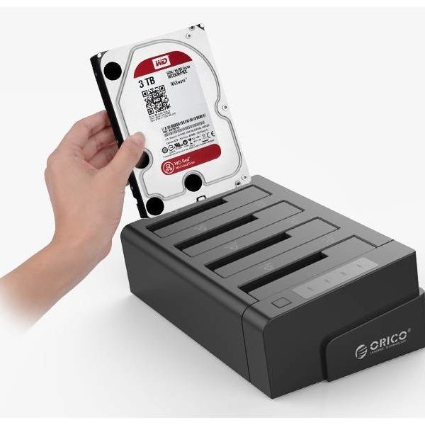 Orico 4 Bay SATA naar USB 3.0 Extern HDD Docking Station met duplicate / clone functie multi bay