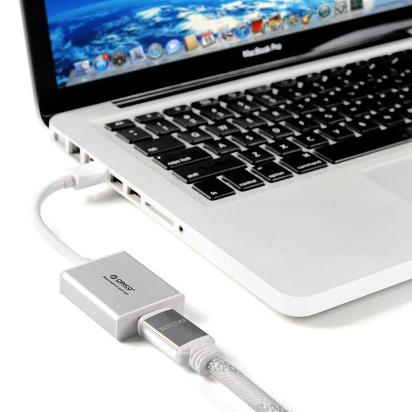 Orico Mini DisplayPort to HDMI adapter Silver-colored Mac Style