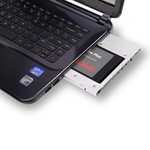 Orico Aluminium Notebook dur interne de montage Adaptateur support pour ordinateur portable Bay optique 12.7mm