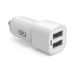 Orico 2 port USB car charger 12V / 24V 3.4A max 17W with Intelligent IC - White