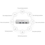 Orico Type-C USB3.0 Hub with 4 Type-A Ports - 5Gbps - VIA-Chip - Cable length 15cm - Silver