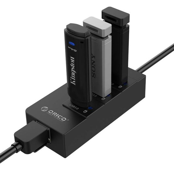 Orico Hub USB3.0 avec convertisseur Gigabit Ethernet