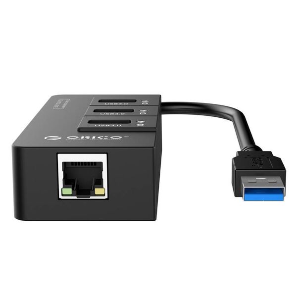 Orico USB3.0 Hub met Gigabit Ethernet Converter