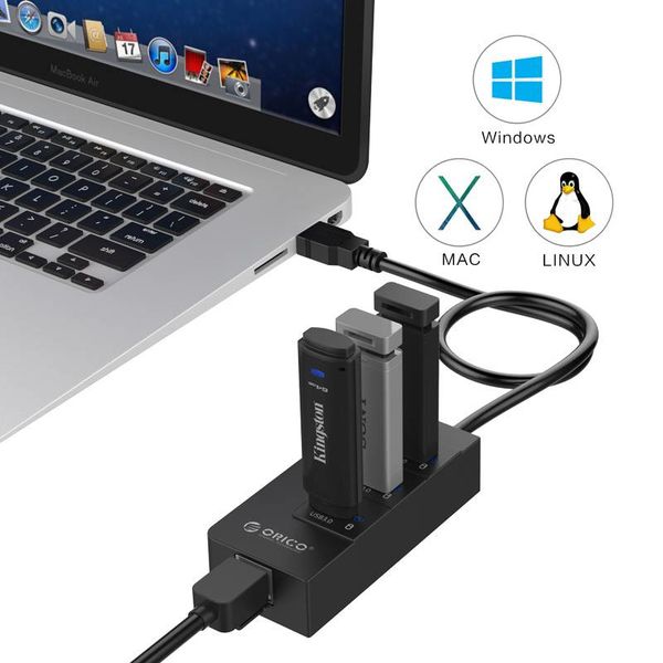 Orico USB3.0 Hub met Gigabit Ethernet Converter