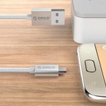 Orico 1m fort 3A Micro données USB et câble de chargement pour téléphones intelligents et tablettes