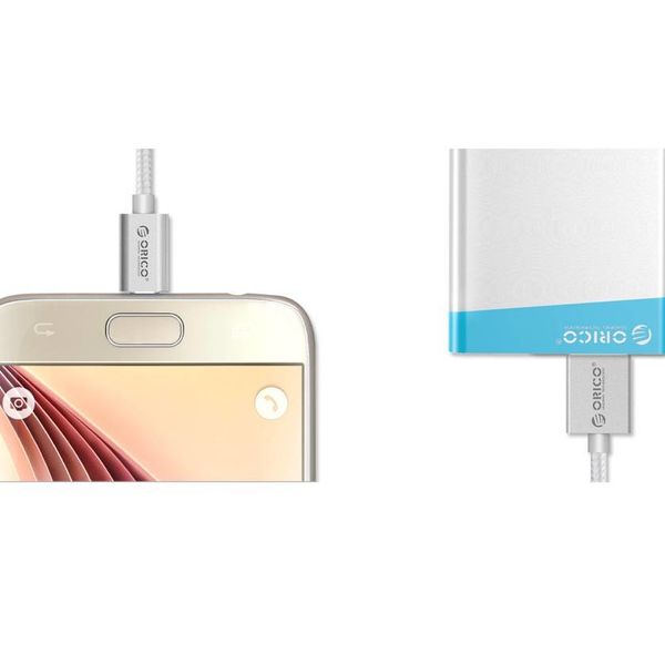 Orico 1 meter sterke 3A Micro USB data en oplaadkabel Voor Smartphones & Tablets